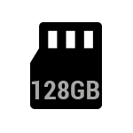 Expandable upto 128GB